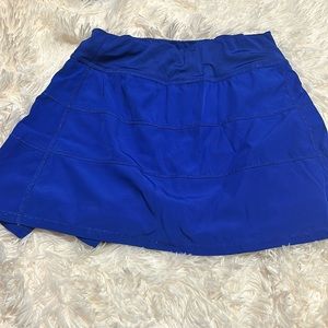 Blue skirt with spandex attached size S